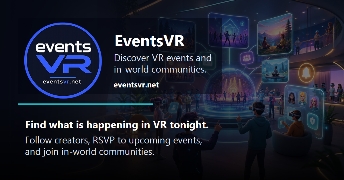 EventsVR social card