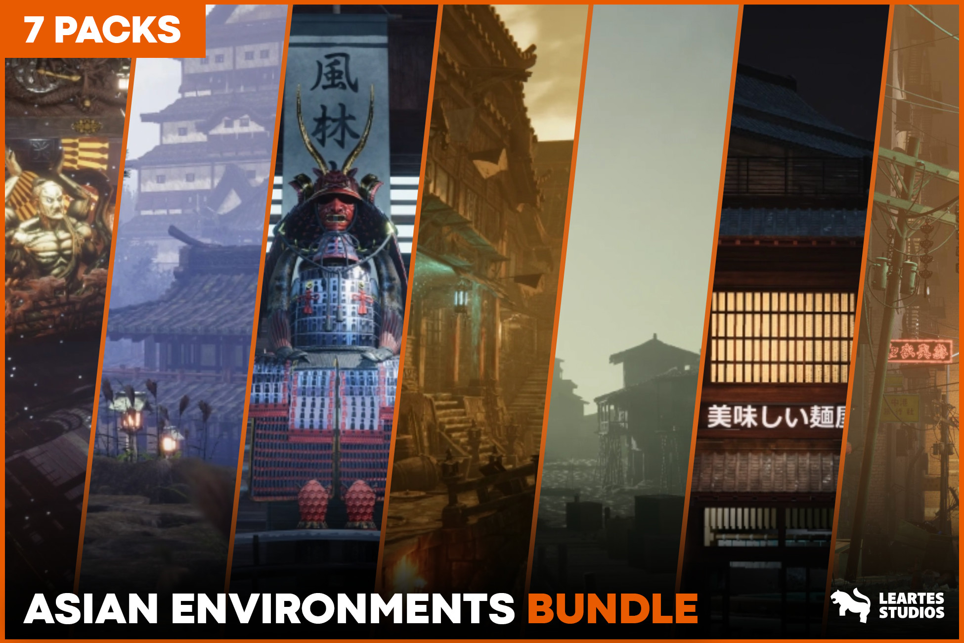 Asian Environments Bundle (7 Packs)