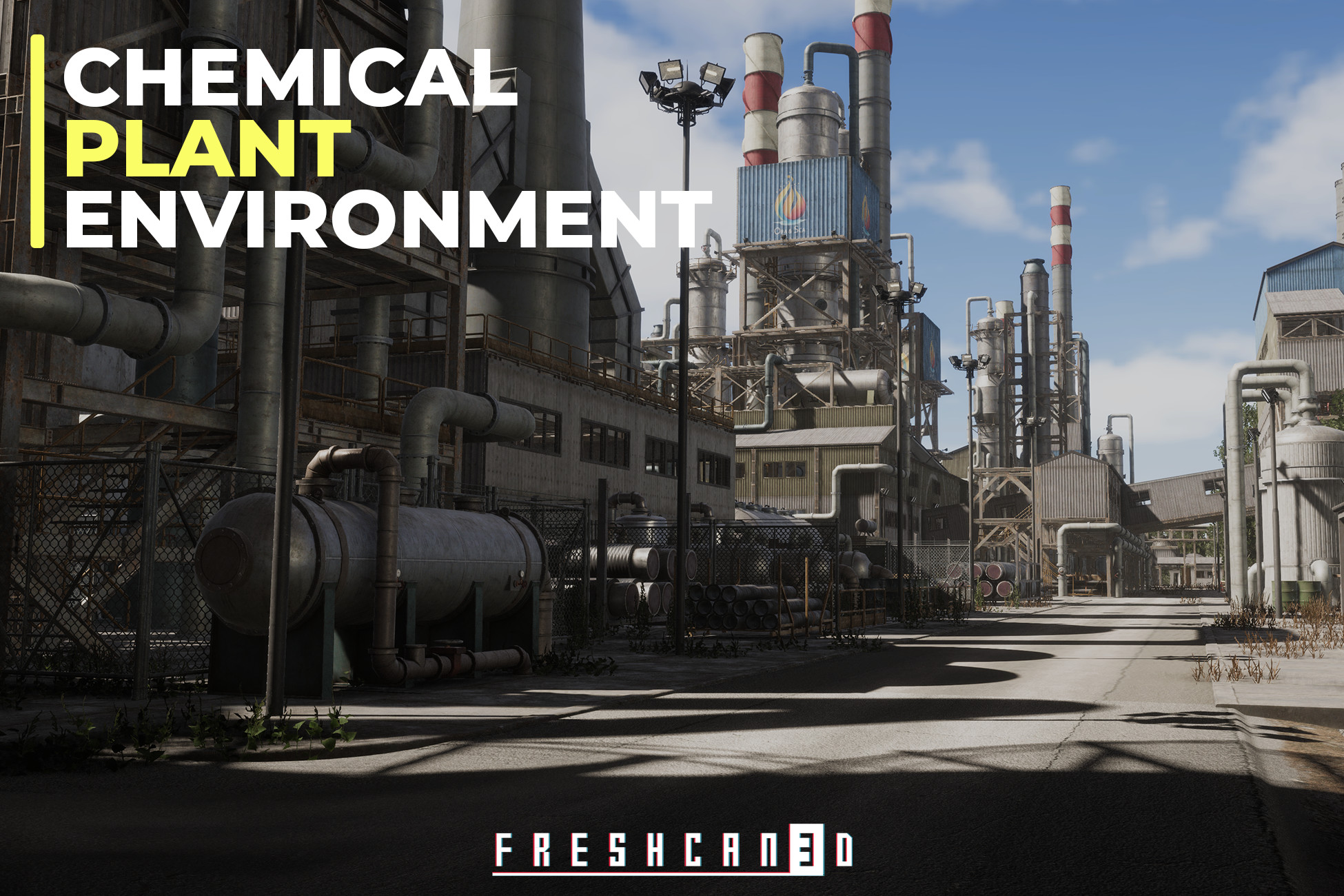 Chemical Plant & Refinery Environment (Modular Factory Factory Building Factory)