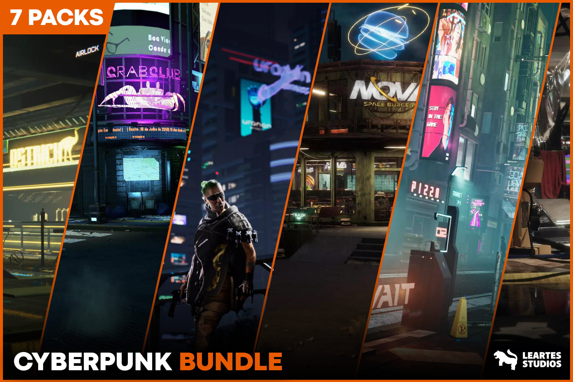 Cyberpunk Environments Bundle