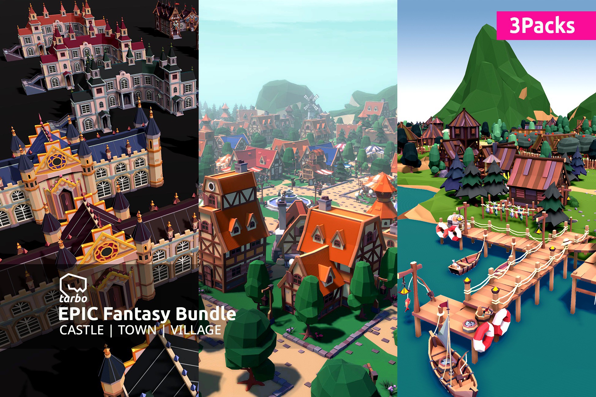 EPIC Fantasy Bundle - Low Poly 3D Art