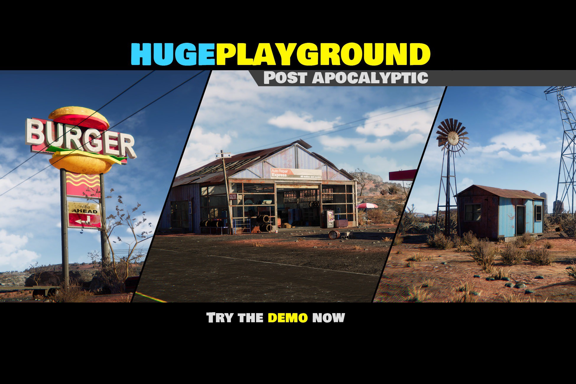 Huge Playground Post Apocalyptic