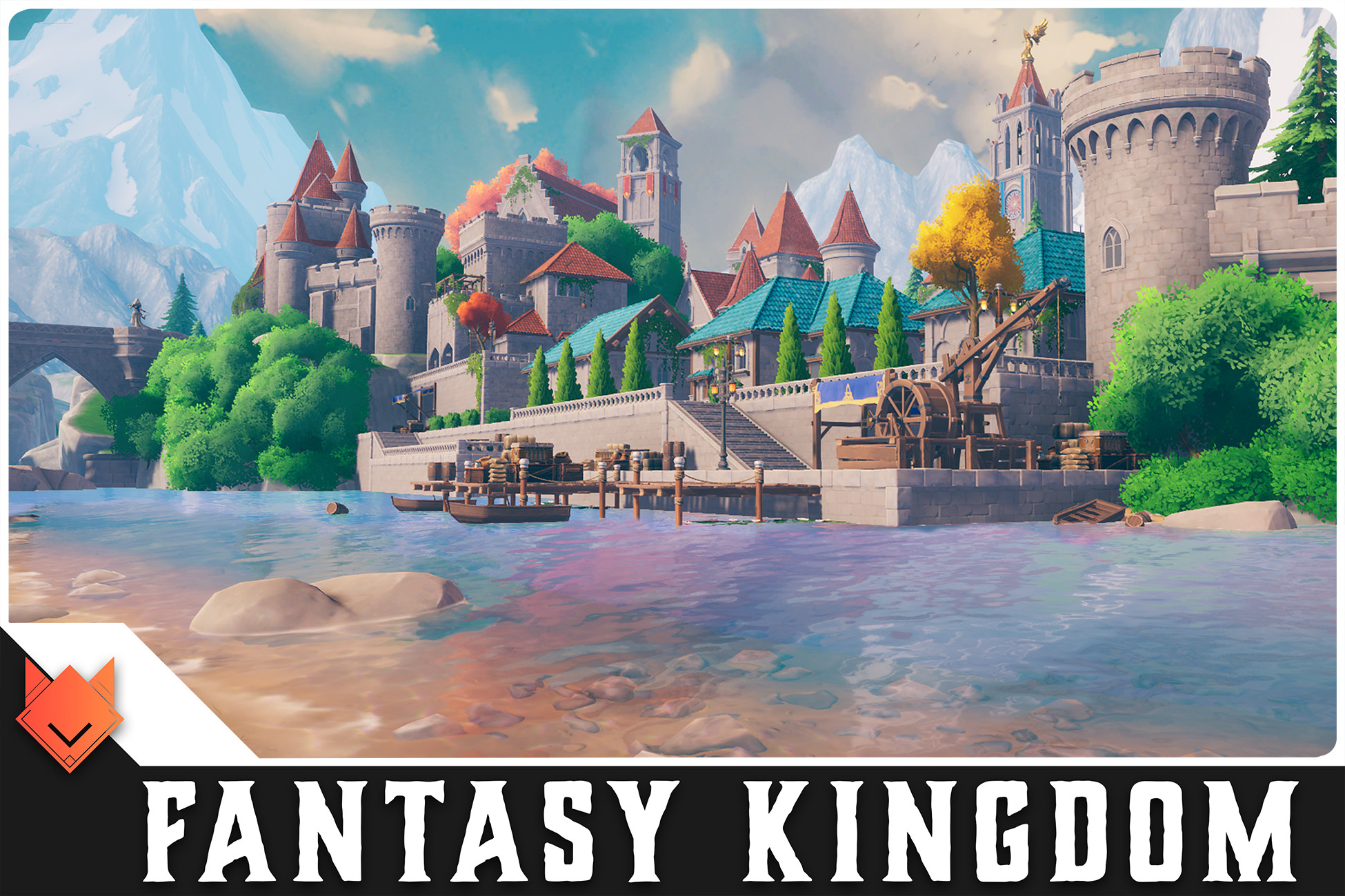 KINGDOM : Stylized Modular Castle Environment