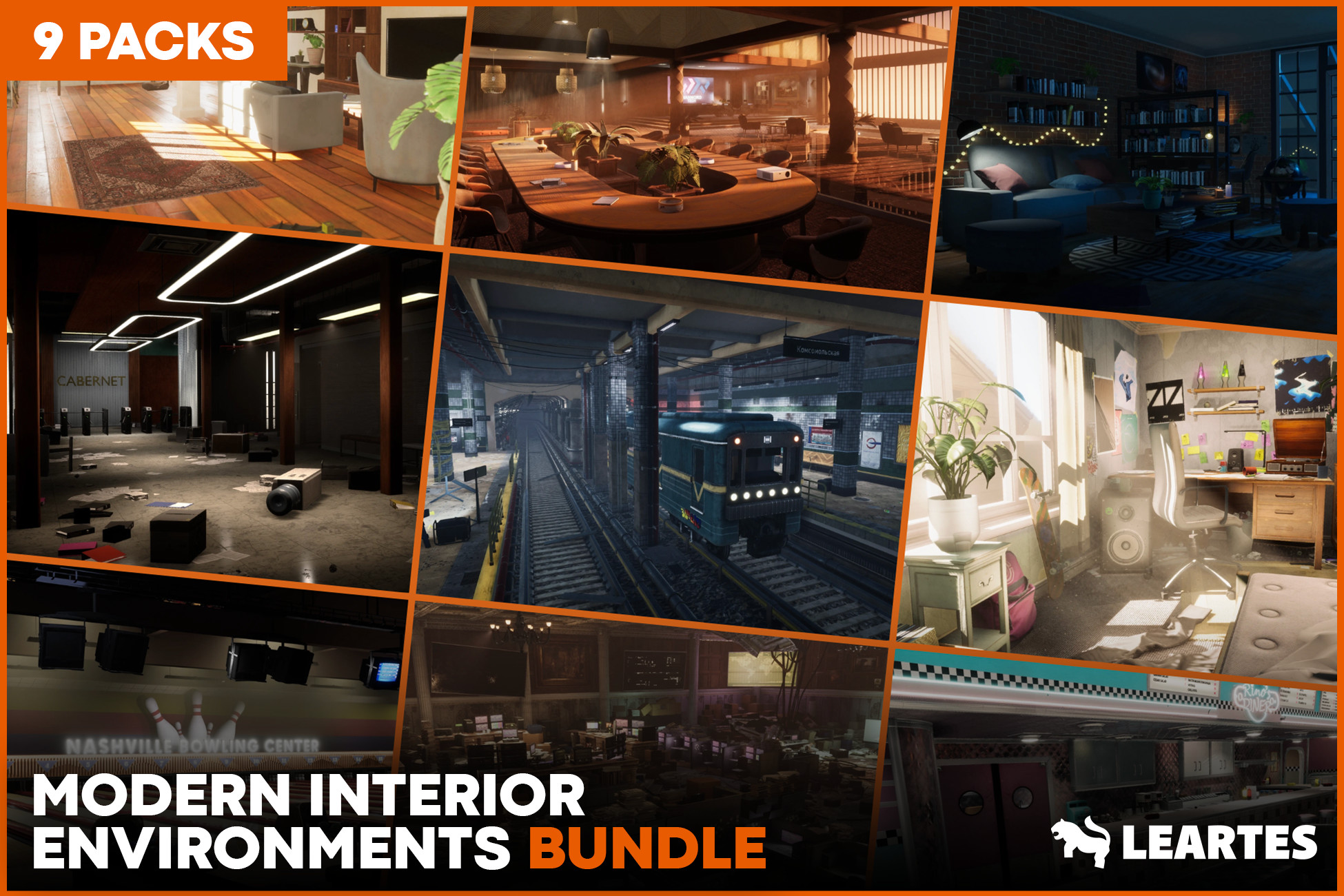Modern Interior Environments Bundle