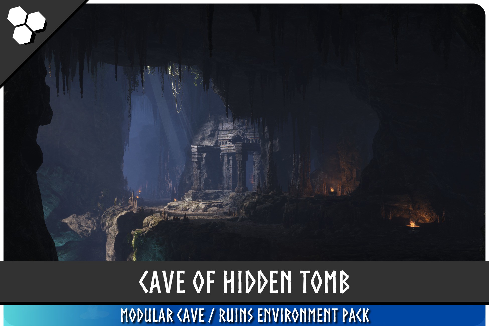 Modular Cave (Ancient Cave, Ancient Ruins, Mayan Ruins, Cavern)