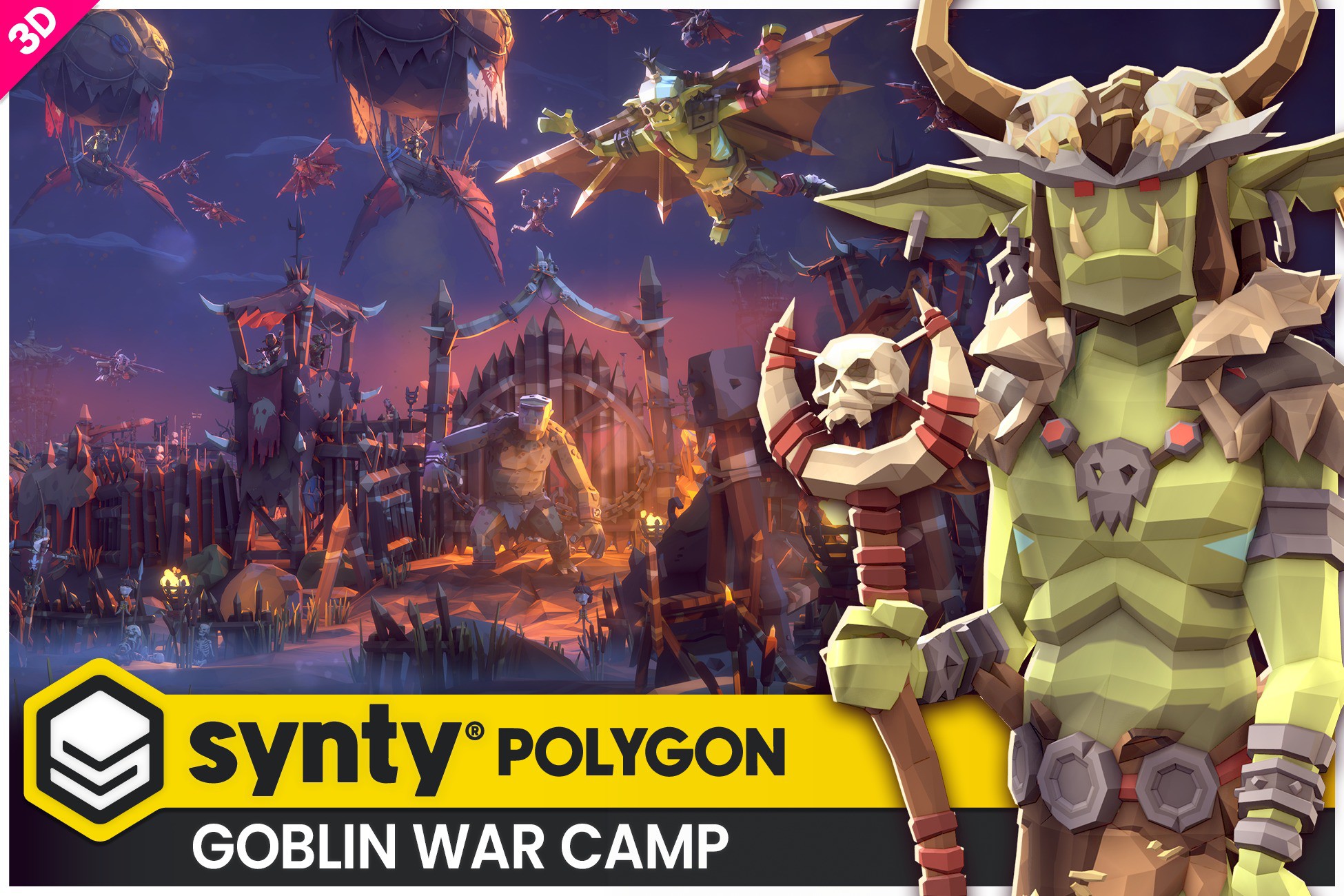 POLYGON - Goblin War Camp Pack - Art by Synty