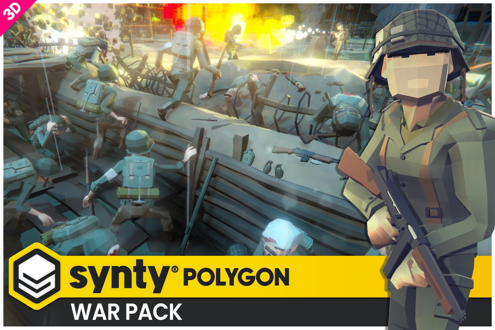 POLYGON - War Pack - Art by Synty