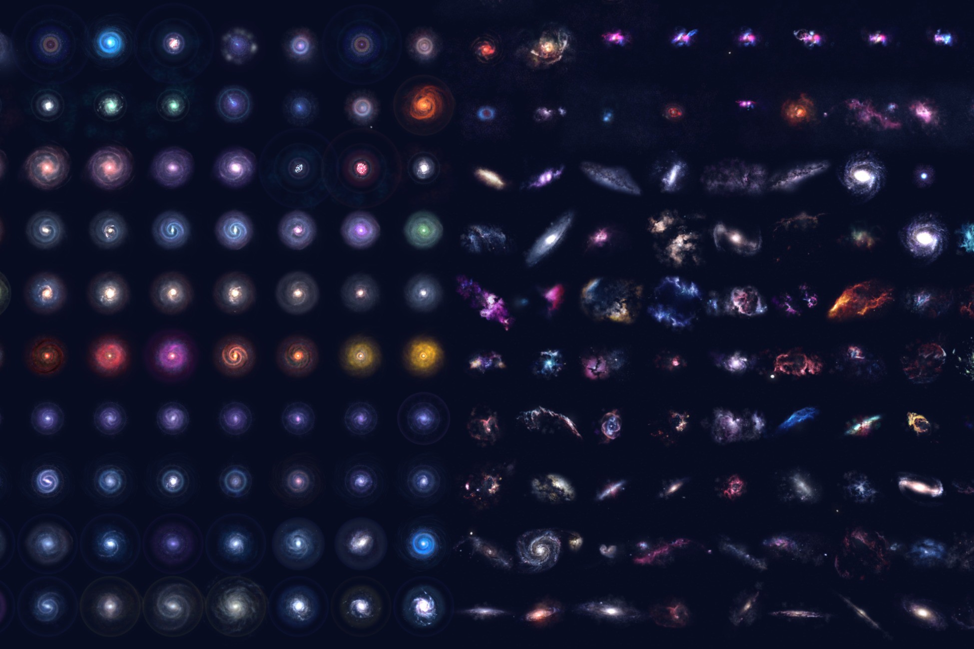 Space Galaxy And Nebula Modular Creator