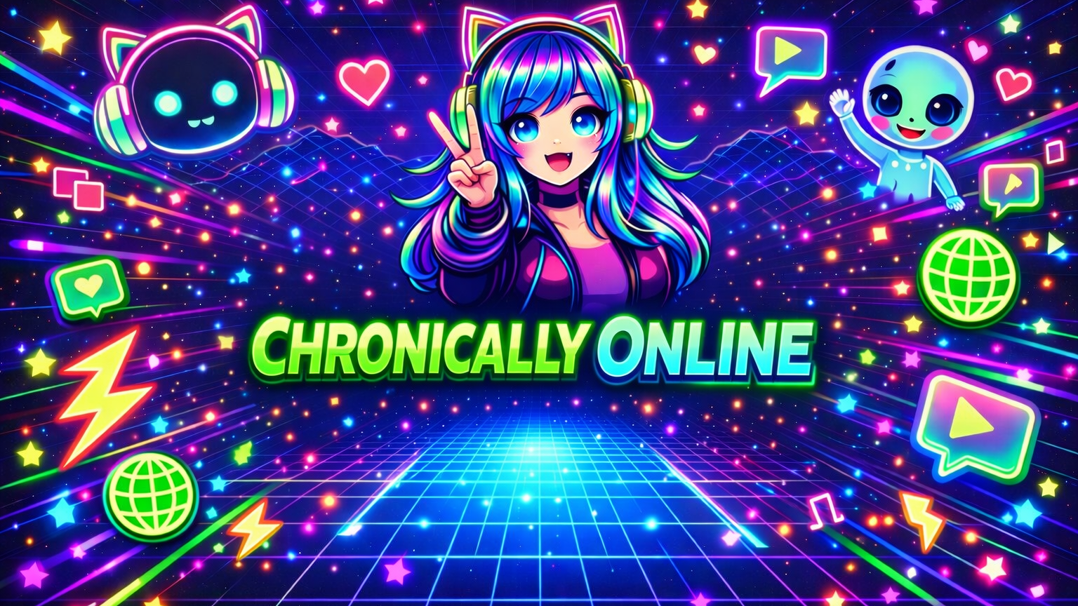 Chronically Online banner